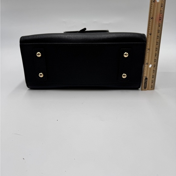 Dooney & Bourke Black Saffiano Leather  Handbag K11092620 - Picture 13 of 14